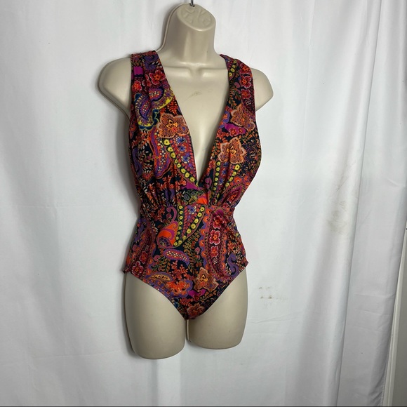 anthropologie Other - NWT Anthropolgie Allihop Zinnia Plunge Bathing Suit 1121